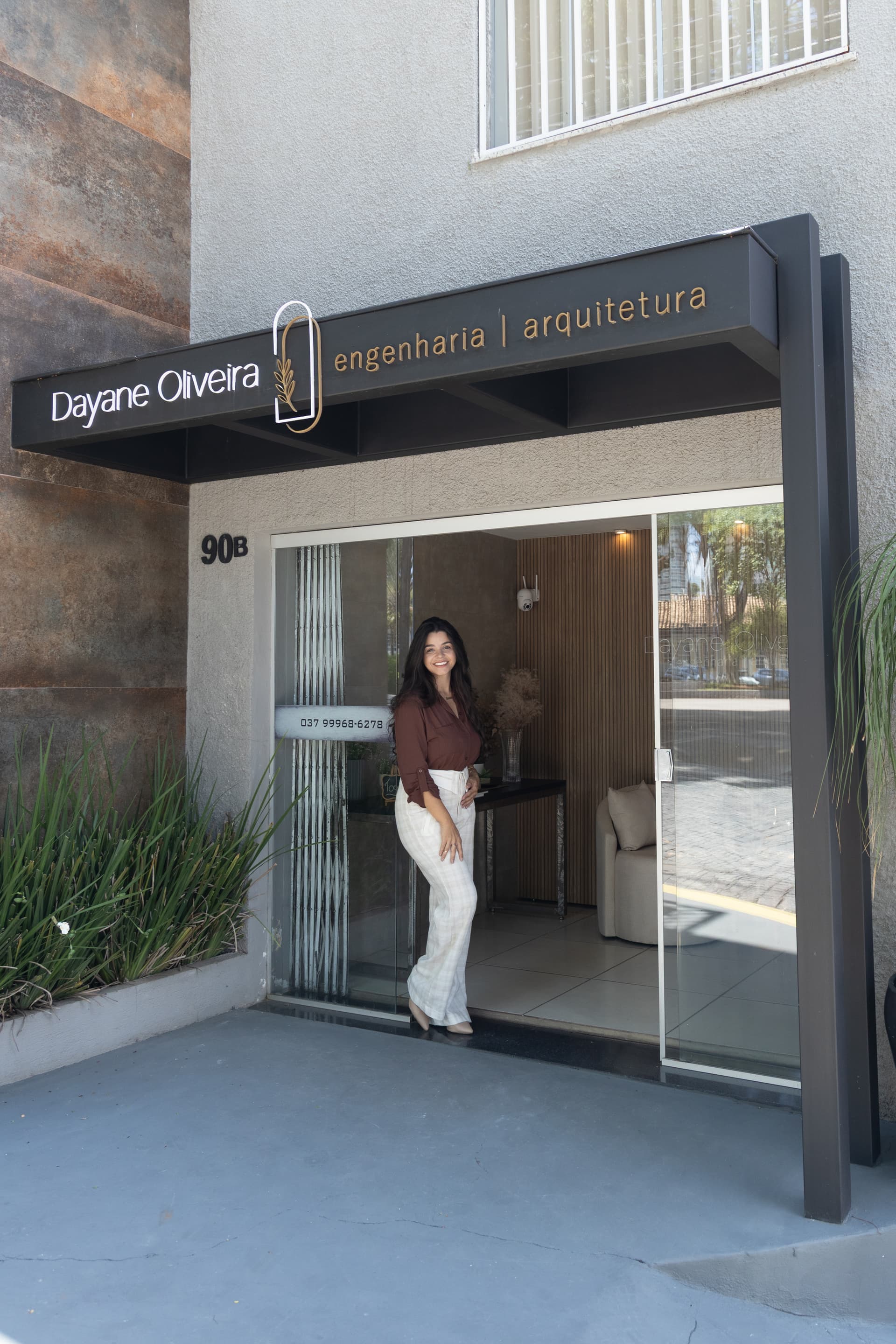 Entrada do escritório Dayane Oliveira
